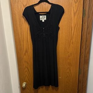 Deletta Black Dress